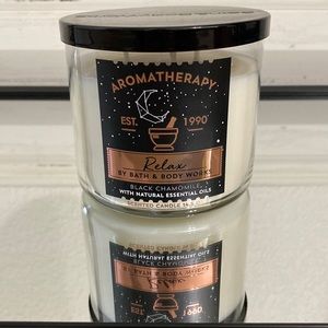 3 wick bath and body work candle
